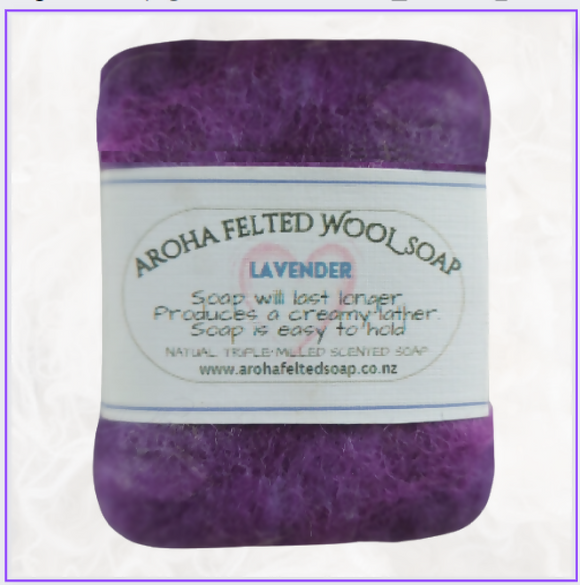 Felted Soap - Lavender