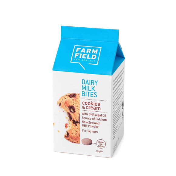 Farm Field Dairy Milk Bites - Cookies & Cream - 56g Net - madeinNZ.co.nz