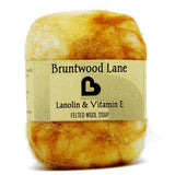 Lanolin & Vitamin E Felted Soap by Bruntwood Lane - madeinNZ.co.nz