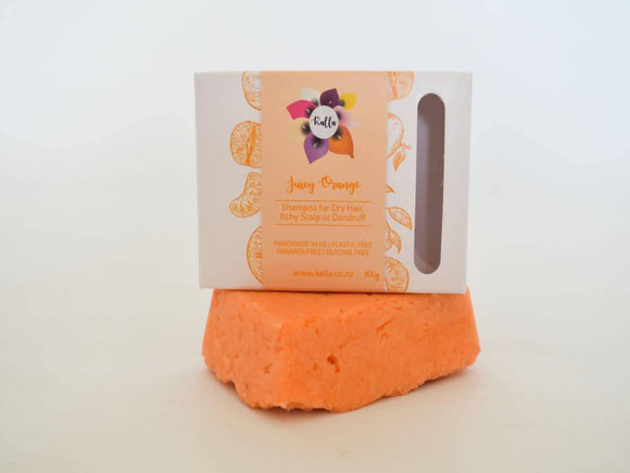Juicy Orange - Shampoo for Dry Hair, Itchy Scalp or Dandruff - madeinNZ.co.nz