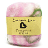 Pomegranate Felted Soap by Bruntwood Lane - madeinNZ.co.nz