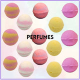 06 x BATH BOMBS - Perfume Collection