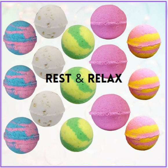 15 x Baby Bath Bombs - Rest & Relax