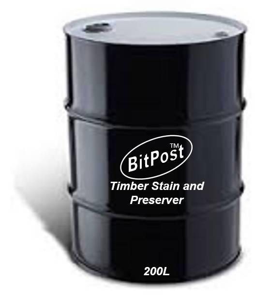 BitPost 200 litre - Brush On - Timber Stain and Preserver - madeinNZ.co.nz