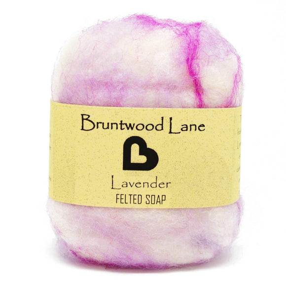 Lavender Felted Soap by Bruntwood Lane - madeinNZ.co.nz