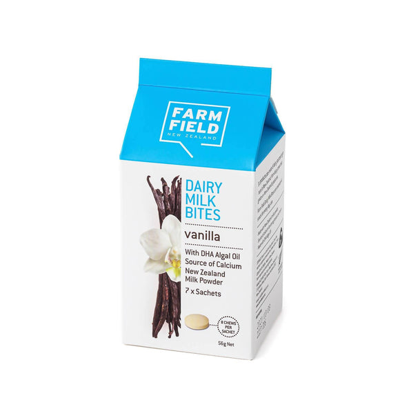 Farm Field Dairy Milk Bites - Vanilla - 56g Net - madeinNZ.co.nz